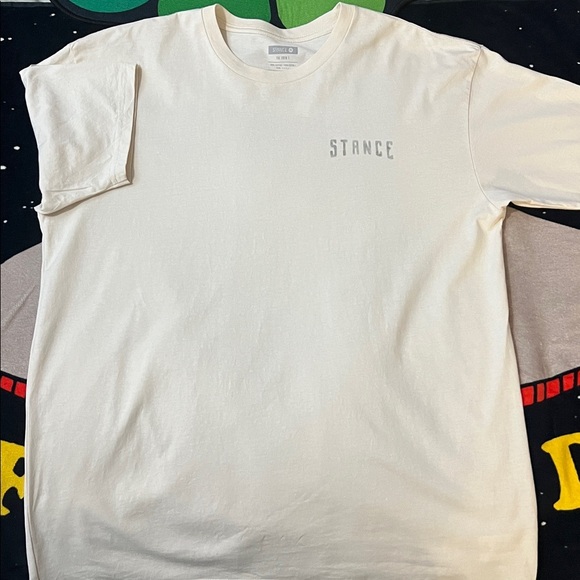 Stance Other - Stance Cream Short Sleeve Tee Classic Crew Neck.          (Pre-owned )